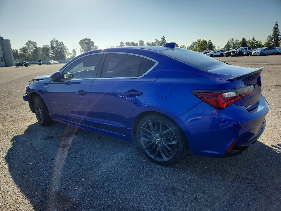 2020 Acura Ilx VIN 19UDE2F8XLA004472 COPART salvage auction — FRONT END, Ca - Salvage Certificate, sold $4,250 on 2026-07-02 (photo 2)