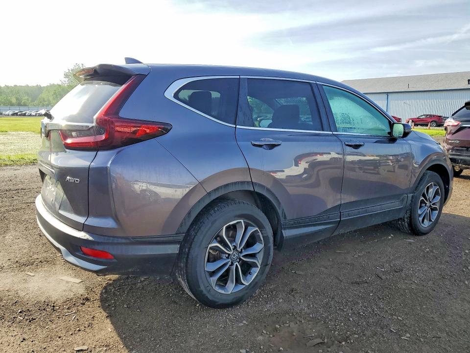 2022 Honda Cr-v VIN 7FARW2H53NE033170 COPART salvage auction — HAIL, Oh - Cert Of Title-Salvage, sold $15,000 on 2026-07-02 (photo 3)