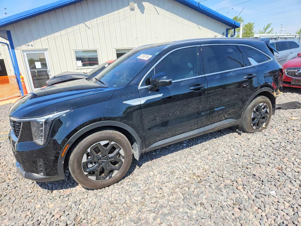 2025 Kia Sorento VIN 5XYRL4JC5SG370078 COPART salvage auction — REAR END, Il - Salvage Certificate, sold $60 on 2026-07-27 (photo 1)