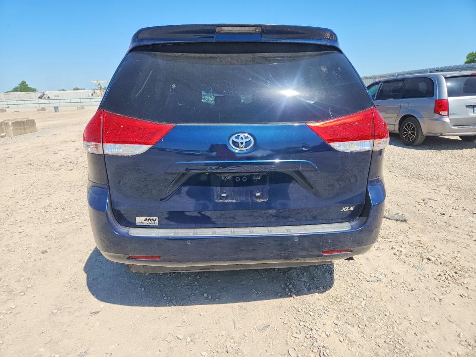2011 Toyota Sienna VIN 5TDYK3DC9BS146271 COPART salvage auction — FRONT END, Mo - Salvage Certificate Of Title, sold $1,650 on 2026-07-07 (photo 6)