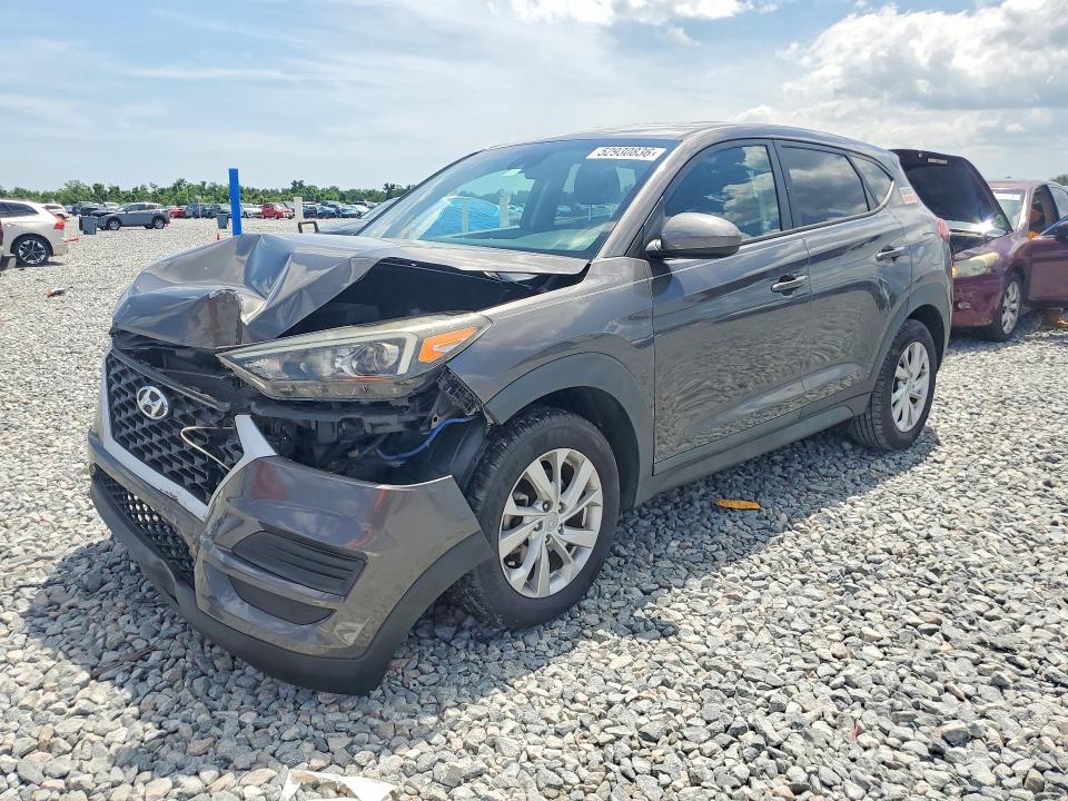 2020 Hyundai Tucson VIN KM8J23A45LU130351 COPART salvage auction — FRONT END, FL - CERT OF TITLE SLVG REBUILDABLE, sold $4,250 on 2026-07-02 (photo 1)