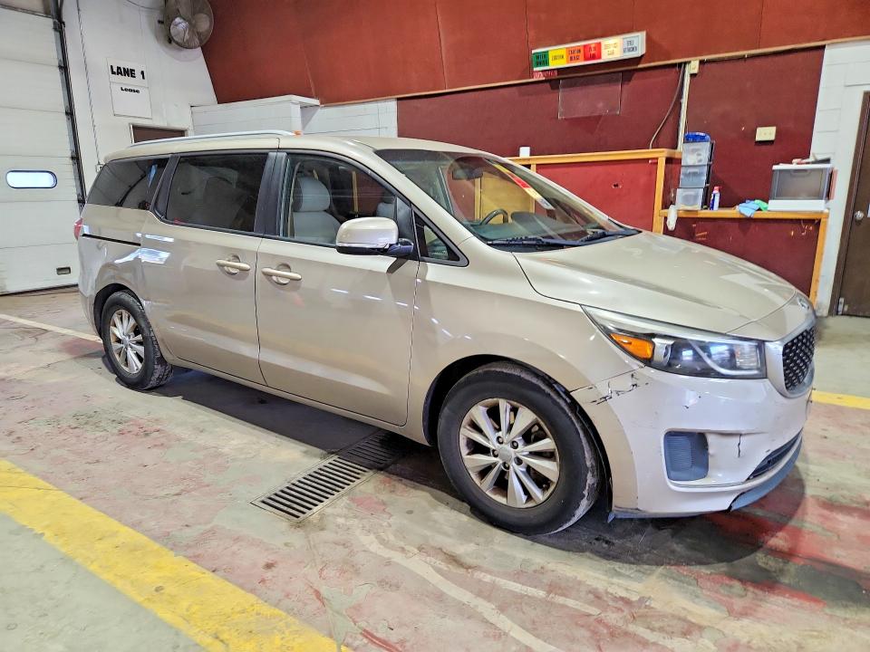 2016 Kia SEDONA VIN KNDMB5C13G6098414 COPART salvage auction — REAR END, IN - CERTIFICATE OF TITLE, sold $1,300 on 2026-07-07 (photo 4)