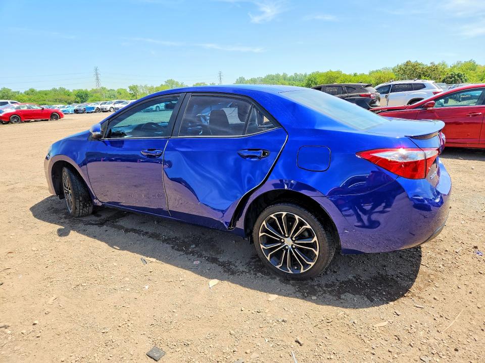 2014 Toyota Corolla VIN 5YFBURHE3EP014909 COPART salvage auction — SIDE, Il - Salvage Certificate, sold $2,050 on 2026-07-24 (photo 2)