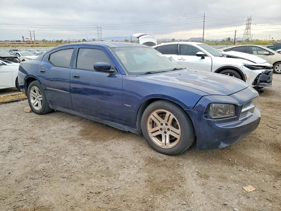 2006 Dodge Charger VIN 2B3KA53H96H355291 COPART salvage auction — MECHANICAL, Az - Certificate Of Title, sold $850 on 2026-07-31 (photo 4)