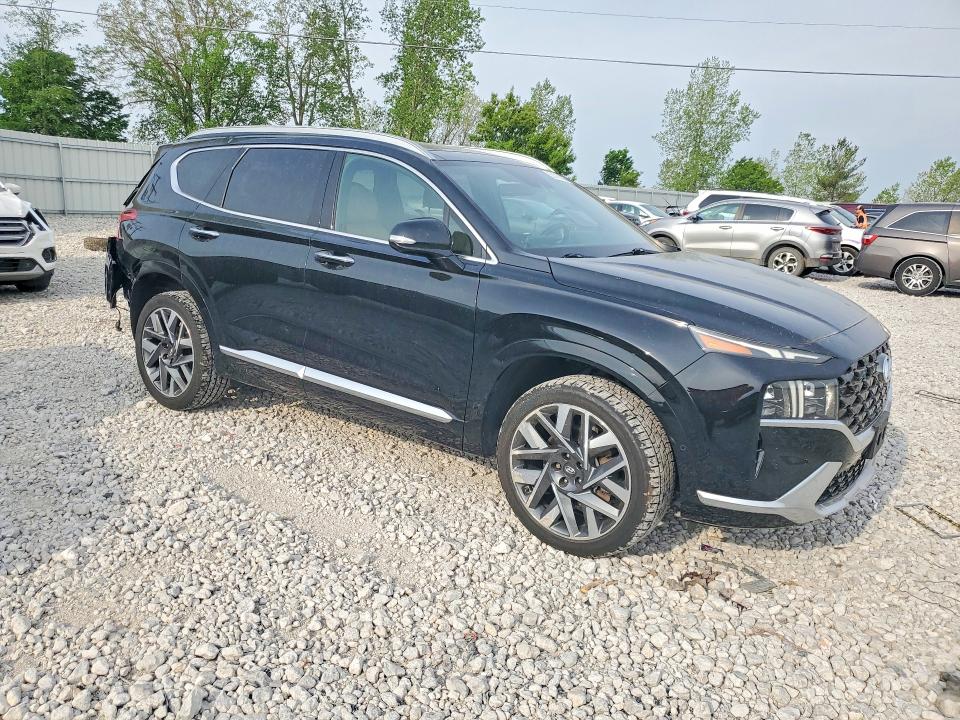2022 Hyundai Santa fe VIN 5NMS5DAL9NH412127 COPART salvage auction — REAR END, Mi - Certificate Of Title, sold $7,400 on 2026-07-02 (photo 4)