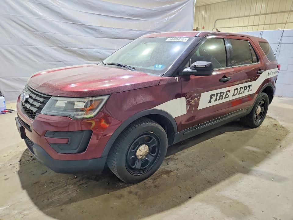 2016 Ford Explorer VIN 1FM5K8AR0GGC92483 COPART salvage auction — REAR END, Nh - Cert Of Title-Salvage, sold $2,100 on 2026-07-02 (photo 1)