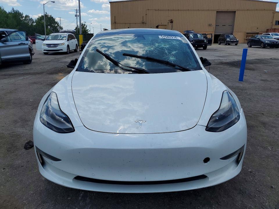 2022 Tesla Model 3 VIN 5YJ3E1EB6NF103222 COPART salvage auction — REAR END, Ga - Certificate Of Title, sold $11,500 on 2026-07-27 (photo 5)