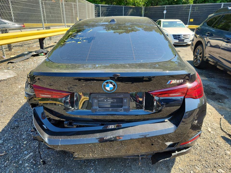 2025 BMW I4 VIN WBY33HD09SFU12994 COPART salvage auction — FRONT END, Md - Cert Of Salvage > 75% Damage, sold $5,100 on 2026-07-31 (photo 6)