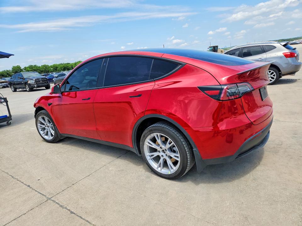 2023 Tesla VIN 7SAYGDEE8PA088690 COPART salvage auction — SIDE, Tx - Certificate Of Title, sold $13,700 on 2026-07-09 (photo 2)