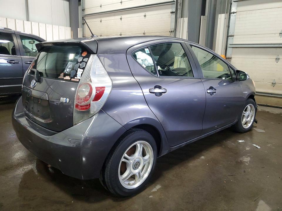 2013 Toyota Prius VIN JTDKDTB31D1036706 COPART salvage auction — FRONT END, Mn - Cert Of Title-Prior Salvage, sold $275 on 2026-07-28 (photo 3)