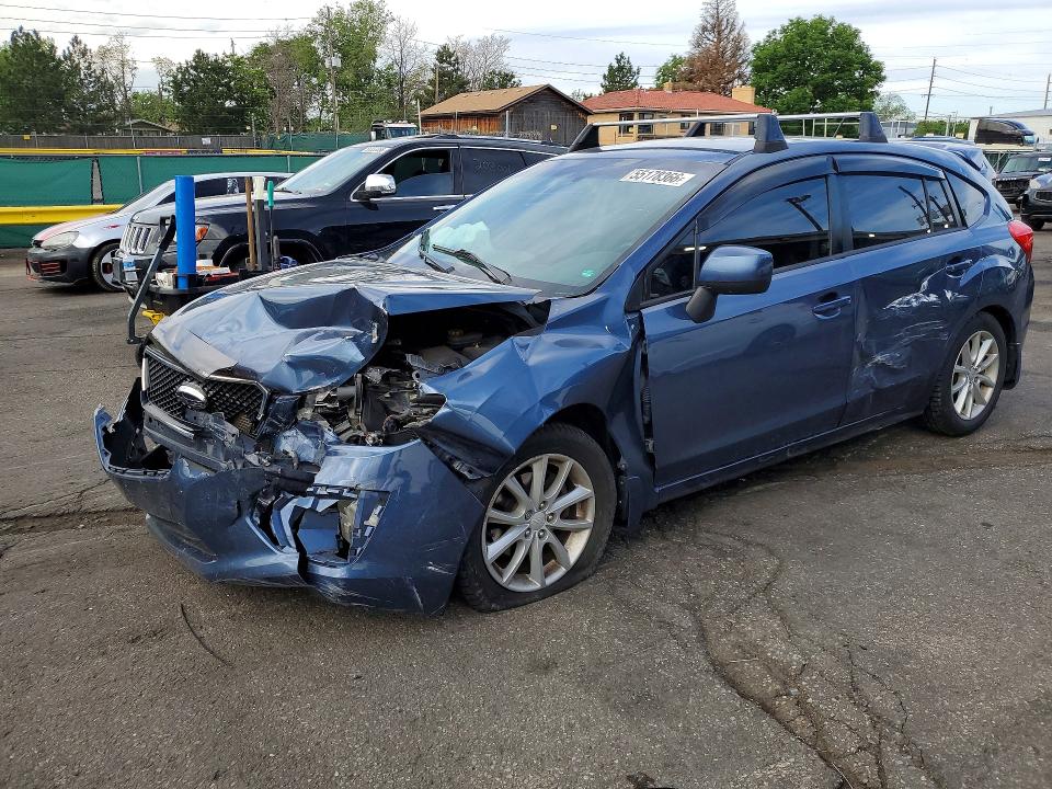 2012 Subaru Impreza VIN JF1GPAB6XCG201228 COPART salvage auction — FRONT END, Co - Public - Salvage Title, sold $400 on 2026-07-09 (photo 1)