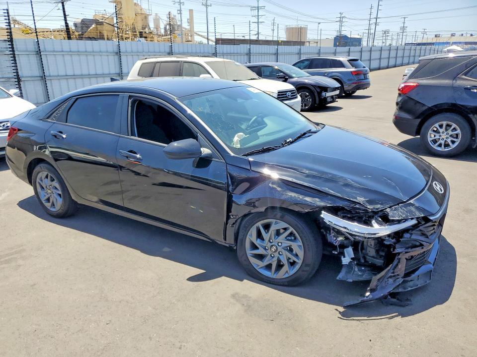 2024 Hyundai Elantra VIN KMHLM4DG2RU844039 COPART salvage auction — FRONT END, Ca - Salvage Certificate, sold $3,100 on 2026-07-08 (photo 4)