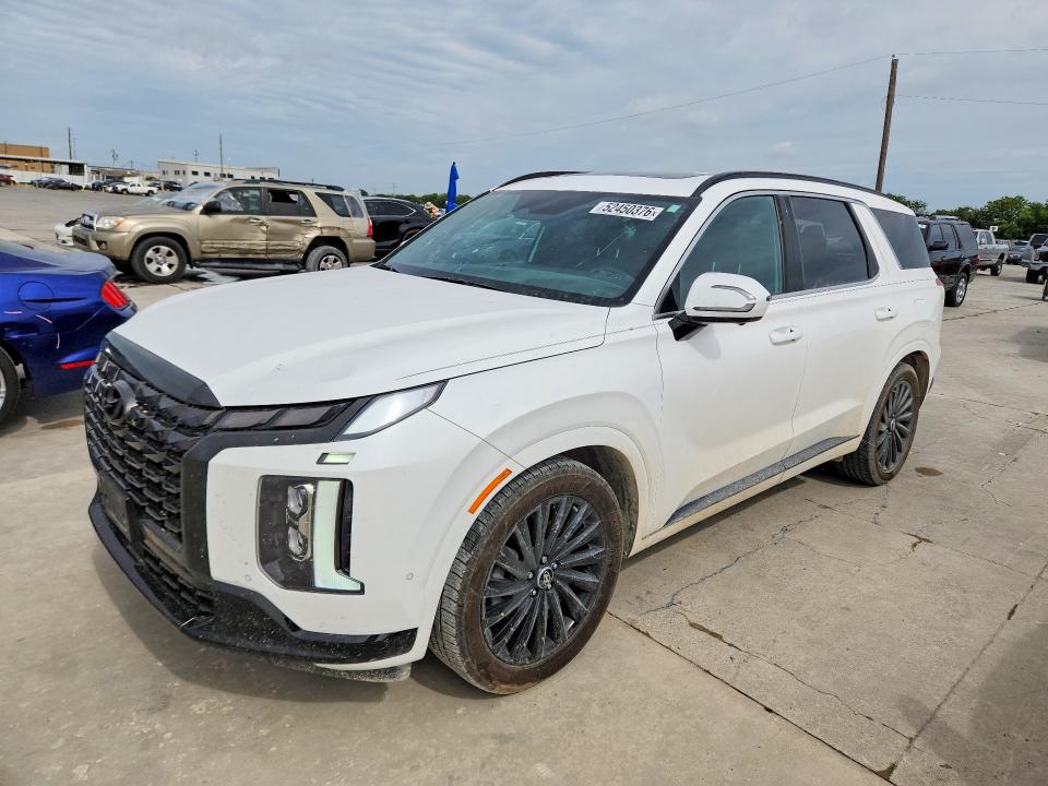 2024 Hyundai Palisade VIN KM8R7DGE6RU690351 COPART salvage auction — HAIL, Tx - Certificate Of Title, sold $200 on 2026-07-30 (photo 1)