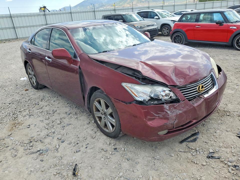 2007 Lexus Es 350 VIN JTHBJ46GX72061144 COPART salvage auction — FRONT END, Ut - Salvage Certificate, sold $350 on 2026-07-31 (photo 4)