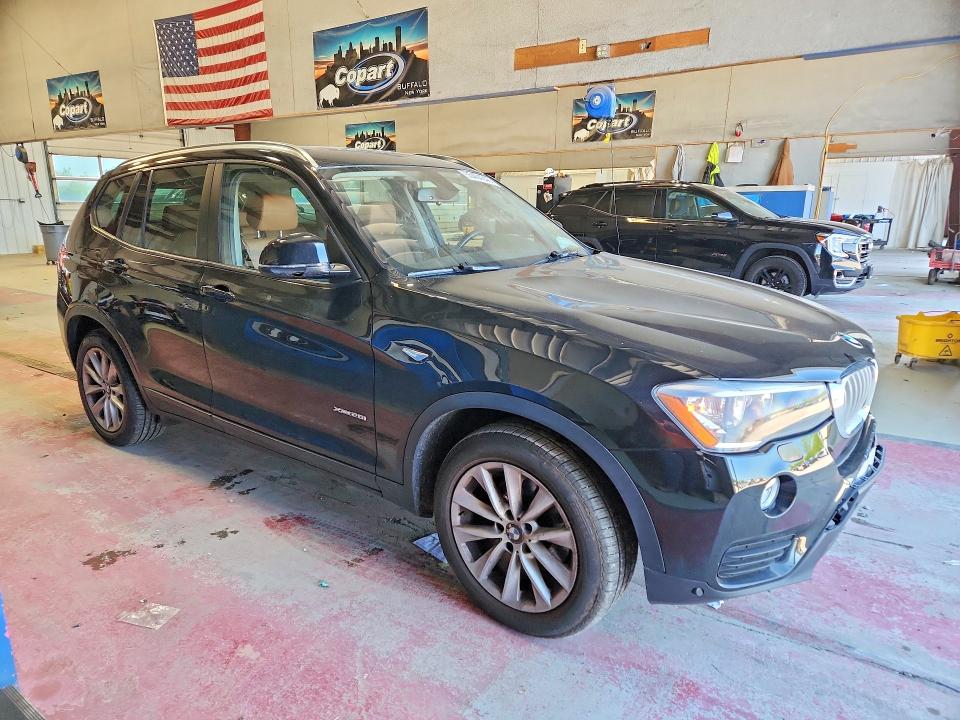 2017 BMW X3 VIN 5UXWX9C33H0W73858 COPART salvage auction — FRONT END, Ny - Mv-907A Salvage Certificate, sold $3,450 on 2026-07-06 (photo 4)