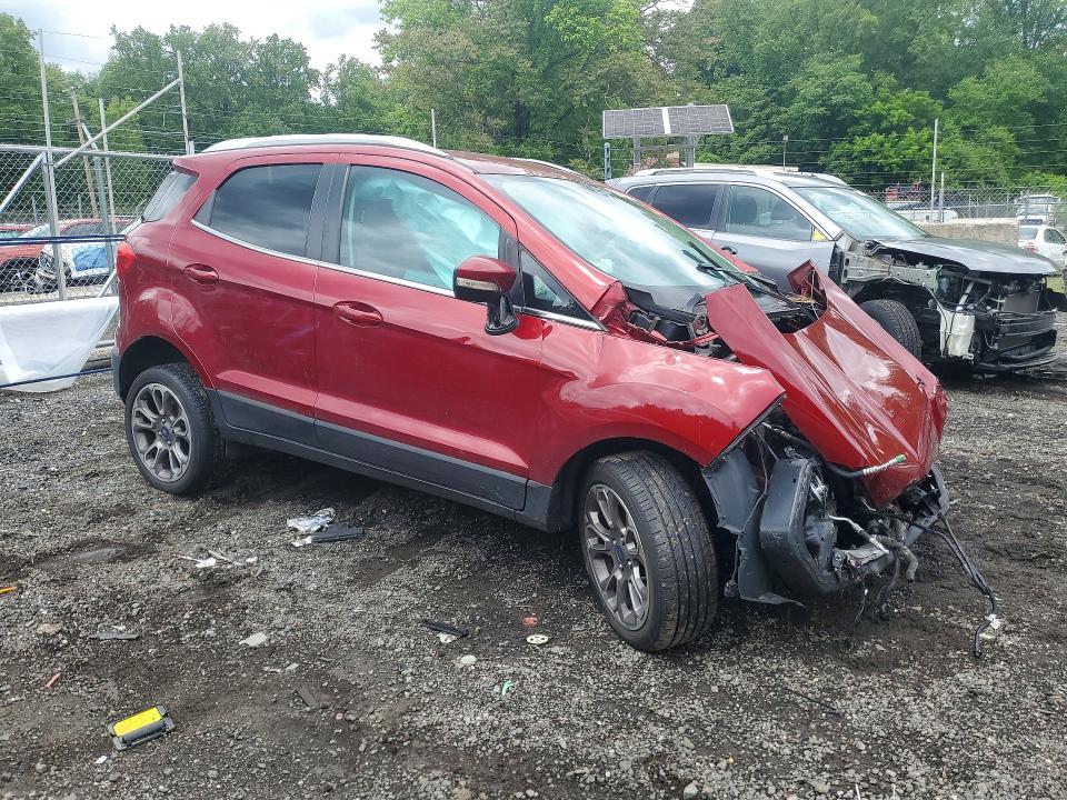 2018 Ford Ecosport VIN MAJ6P1WL3JC160313 COPART salvage auction — FRONT END, Md - Cert Of Salvage > 75% Damage, sold $150 on 2026-07-14 (photo 4)