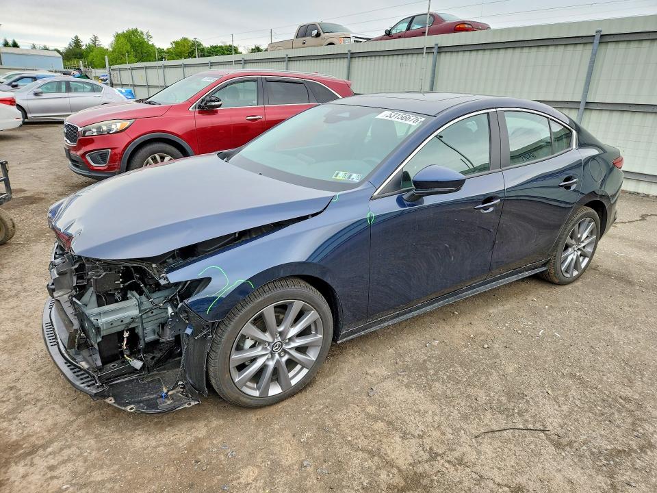 2025 Mazda 3 VIN 3MZBPACMXSM479808 COPART salvage auction — FRONT END, Pa - Certificate Of Salvage, sold $7,000 on 2026-07-31 (photo 1)