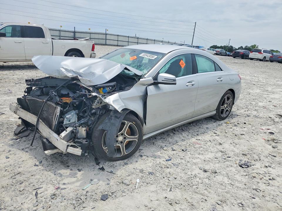 2014 Mercedes-benz Cla-klasse VIN WDDSJ4EB7EN041037 COPART salvage auction — FRONT END, GA - CERT OF TITLE-SALVAGE (P), sold $500 on 2026-07-27 (photo 1)
