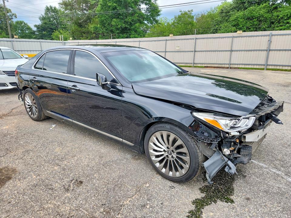 2017 Genesis G90 VIN KMHG34JA8HU031551 COPART salvage auction — FRONT END, Fl - Cert Of Title Slvg Rebuildable, sold $1,950 on 2026-07-20 (photo 4)