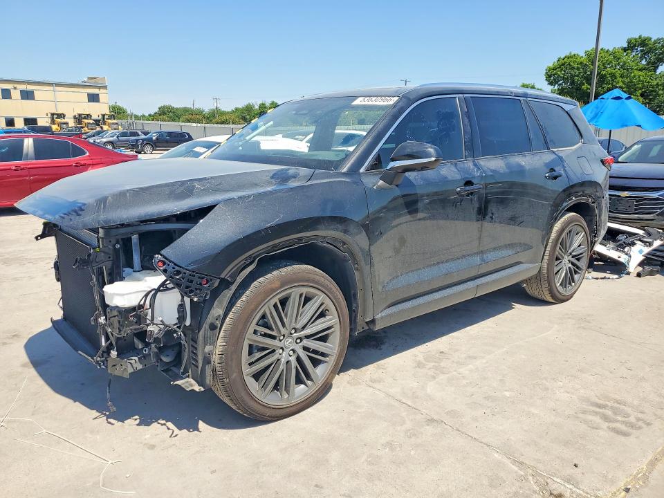 2026 Lexus Tx VIN 5TDAAAB62TS059447 COPART salvage auction — FRONT END, Tx - Salvage Vehicle Title, sold $27,250 on 2026-07-09 (photo 1)