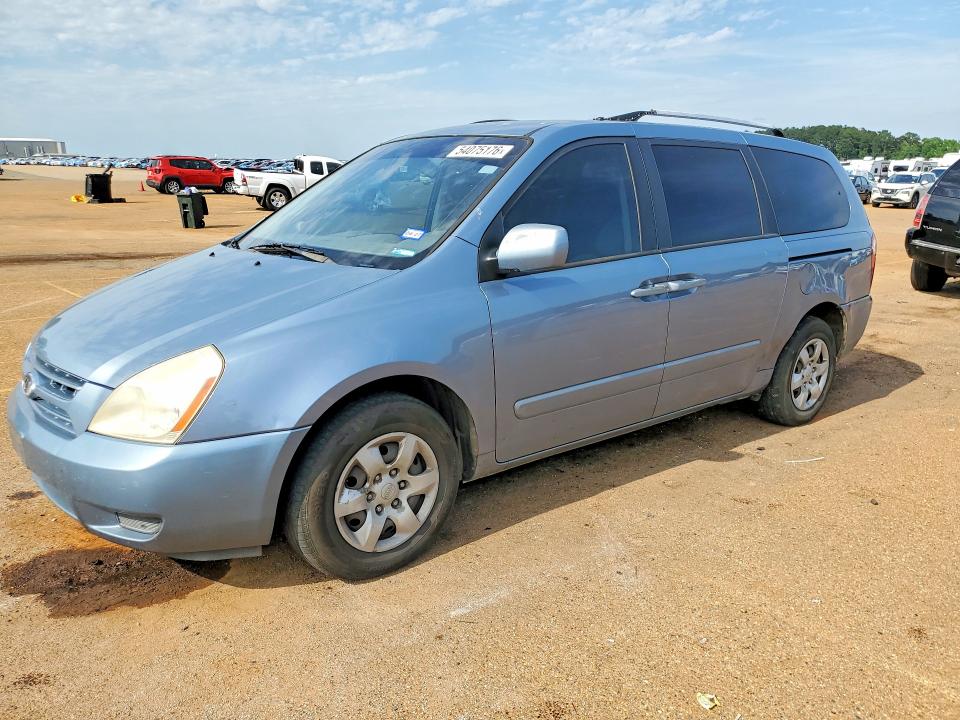 2010 Kia SEDONA VIN KNDMG4C3XA6344945 COPART salvage auction — FRONT END, Tx - Salvage Vehicle Title, sold $1,050 on 2026-07-06 (photo 1)