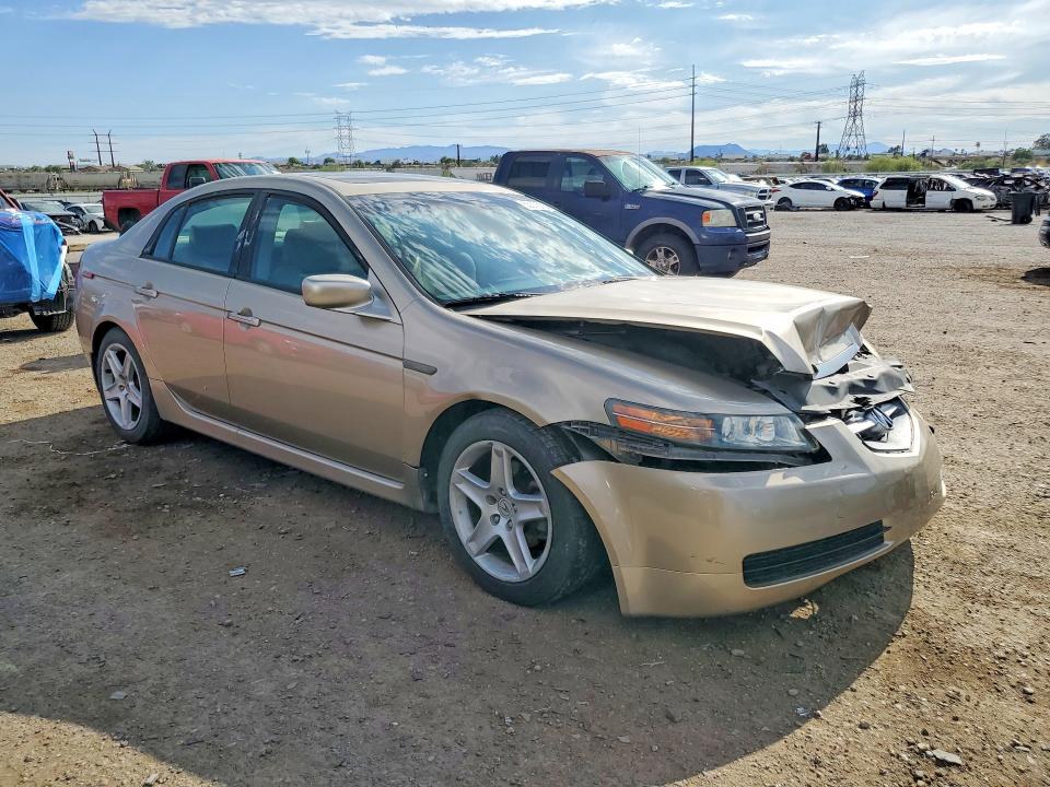 2004 Acura Tl VIN 19UUA66244A022711 COPART salvage auction — FRONT END, AZ - CERT OF TITLE - SALVAGE, sold $350 on 2026-07-10 (photo 4)