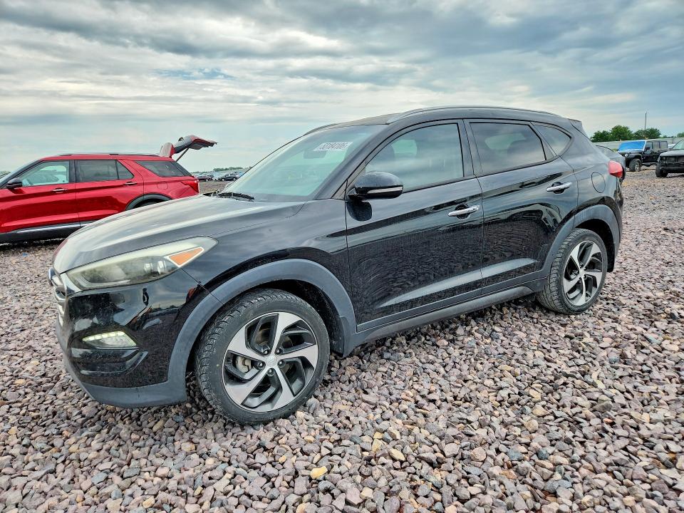 2016 Hyundai Tucson VIN KM8J33A28GU201382 COPART salvage auction — HAIL, Mo - Certificate Of Title, sold $4,550 on 2026-07-15 (photo 1)
