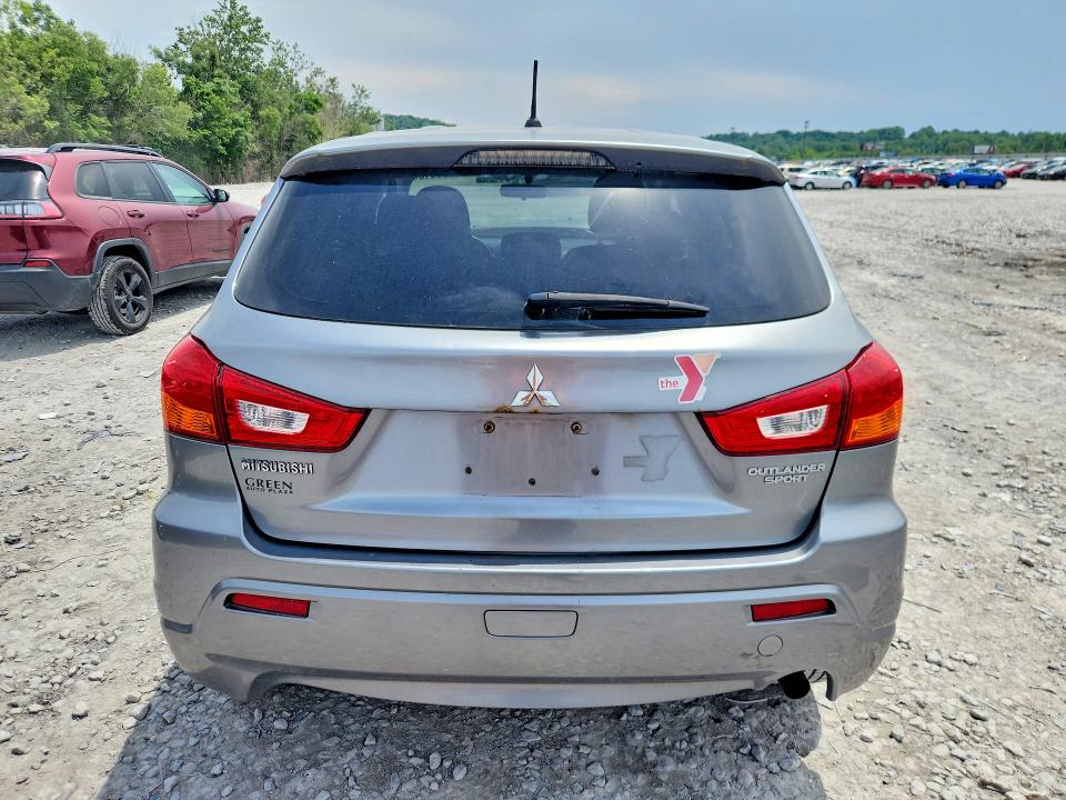 2012 Mitsubishi Outlander VIN JA4AP3AU9CZ001855 COPART salvage auction — FRONT END, IL - SALVAGE CERTIFICATE, sold $875 on 2026-07-06 (photo 6)