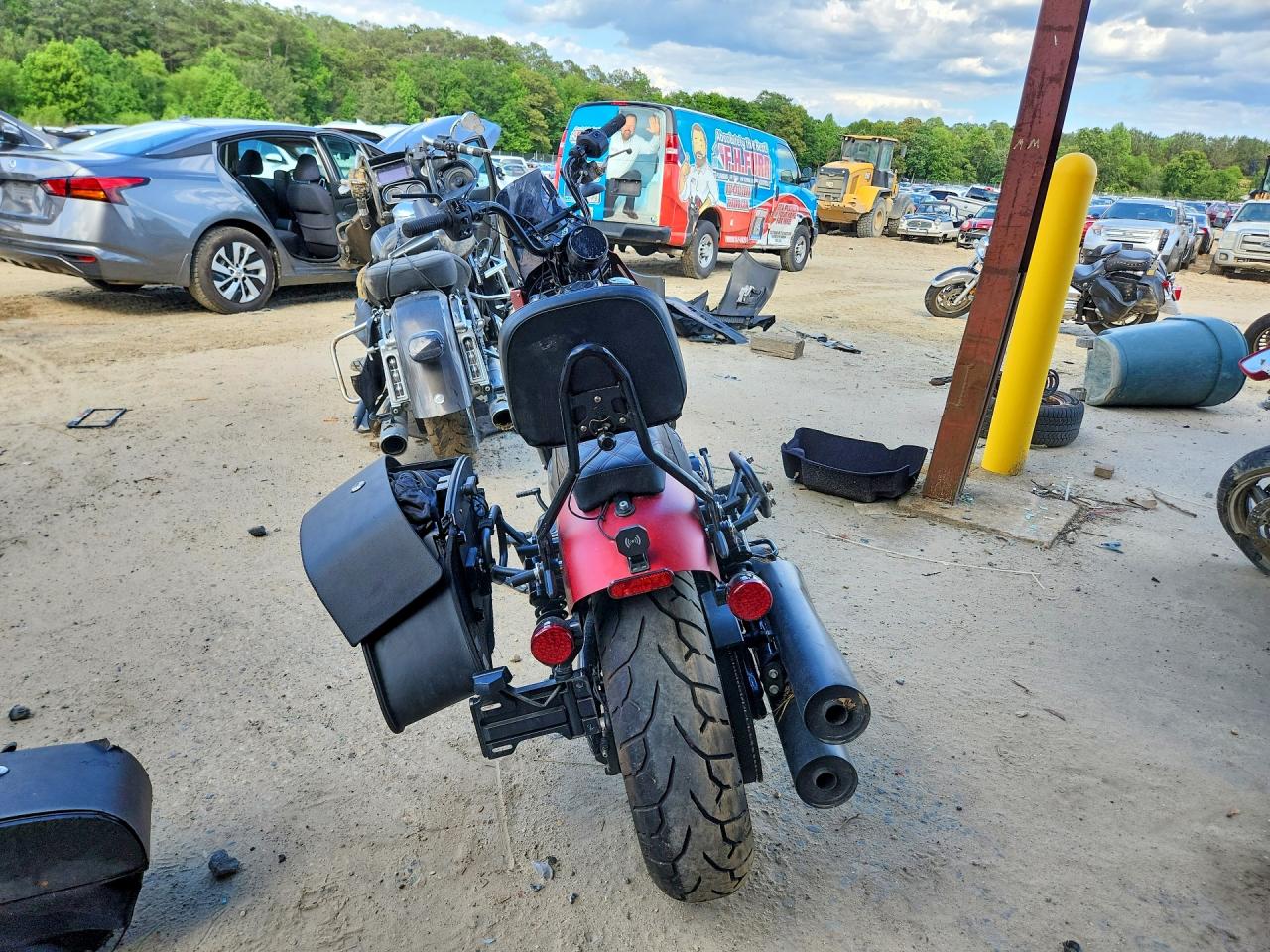 2023 Indian Motorcycle Co. Sport Chief VIN 56KDSDBH9P3011216 COPART salvage auction — Front End, MD - CERTIFICATE OF TITLE, sold $3,700 on 2026-07-02 (photo 4)