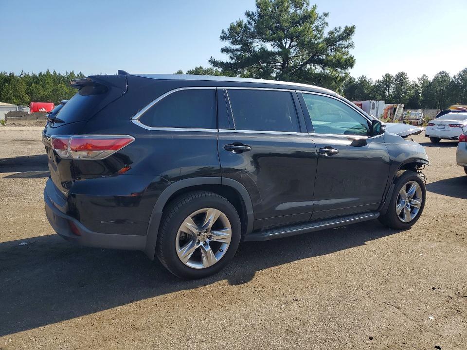 2014 Toyota Highlander VIN 5TDYKRFH9ES019309 COPART salvage auction — FRONT END, Sc - Cert Of Title-Salvage, sold $4,600 on 2026-07-03 (photo 3)