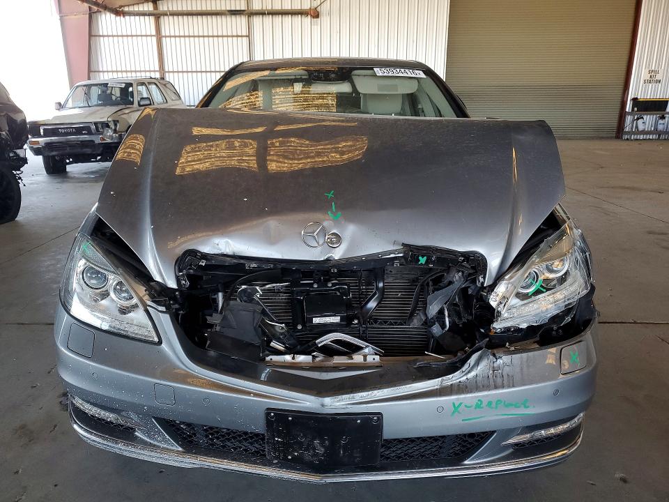 2012 Mercedes-benz S class VIN WDDNG8DB6CA450140 COPART salvage auction — FRONT END, Ca - Salvage Certificate, sold $8,000 on 2026-07-13 (photo 5)