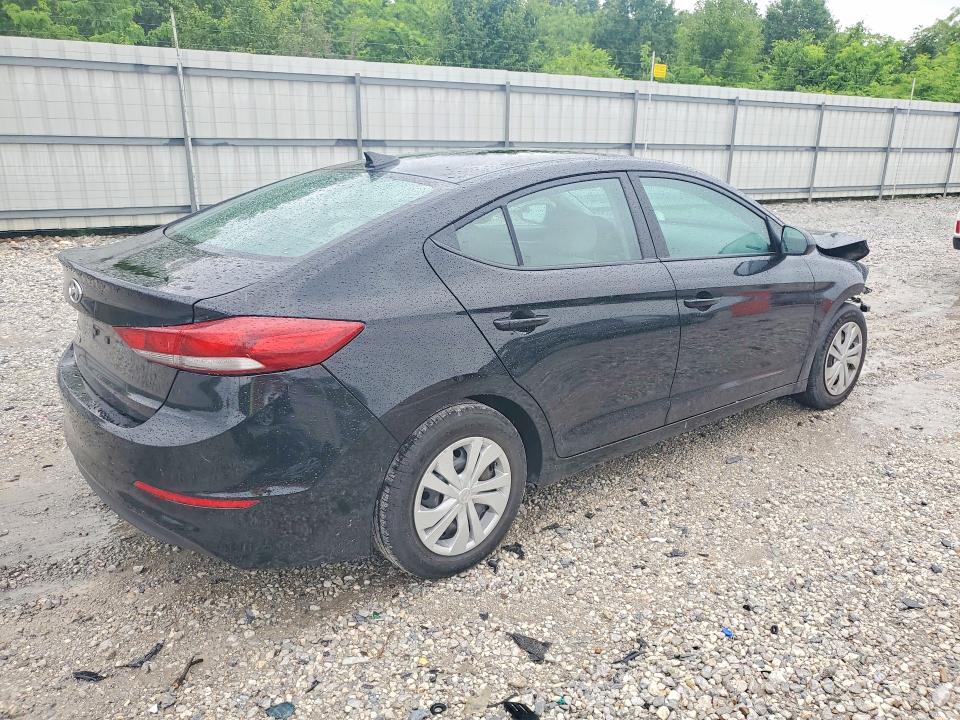 2017 Hyundai Elantra VIN KMHD74LF9HU318039 COPART salvage auction — FRONT END, Ar - Cert Of Title-Salvage, sold $1,100 on 2026-07-15 (photo 3)