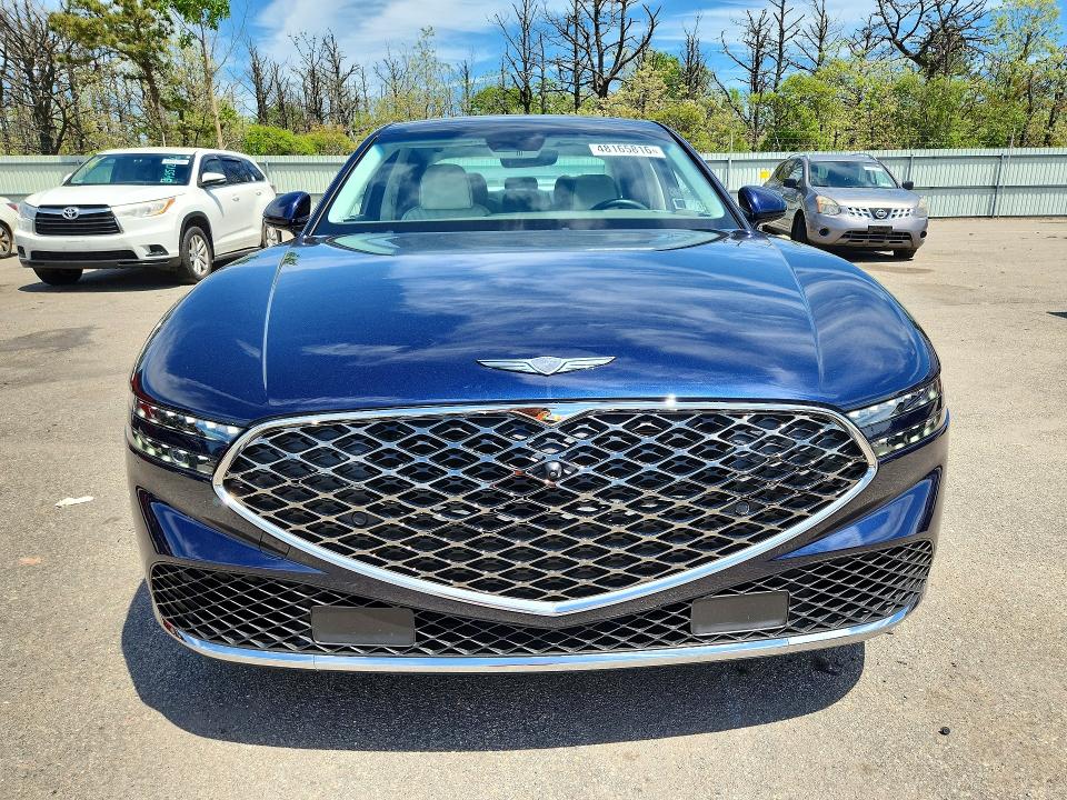 2024 Genesis G90 VIN KMTFC4SDXRU037850 COPART salvage auction — FRONT END, NY - MV-907A SALVAGE CERTIFICATE, sold $26,750 on 2026-07-13 (photo 5)