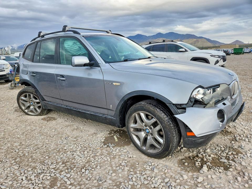 2007 BMW X3 VIN WBXPC93447WF08445 COPART salvage auction — REAR END, Ut - Salvage Certificate, sold $150 on 2026-07-07 (photo 4)