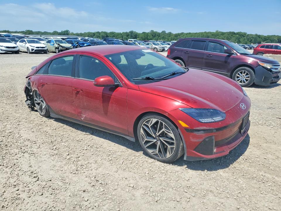 2023 Hyundai Ioniq 6 VIN KMHM34AA2PA022783 COPART salvage auction — REAR END, Ks - Cert Of Title-Salvage, sold $100 on 2026-07-09 (photo 4)