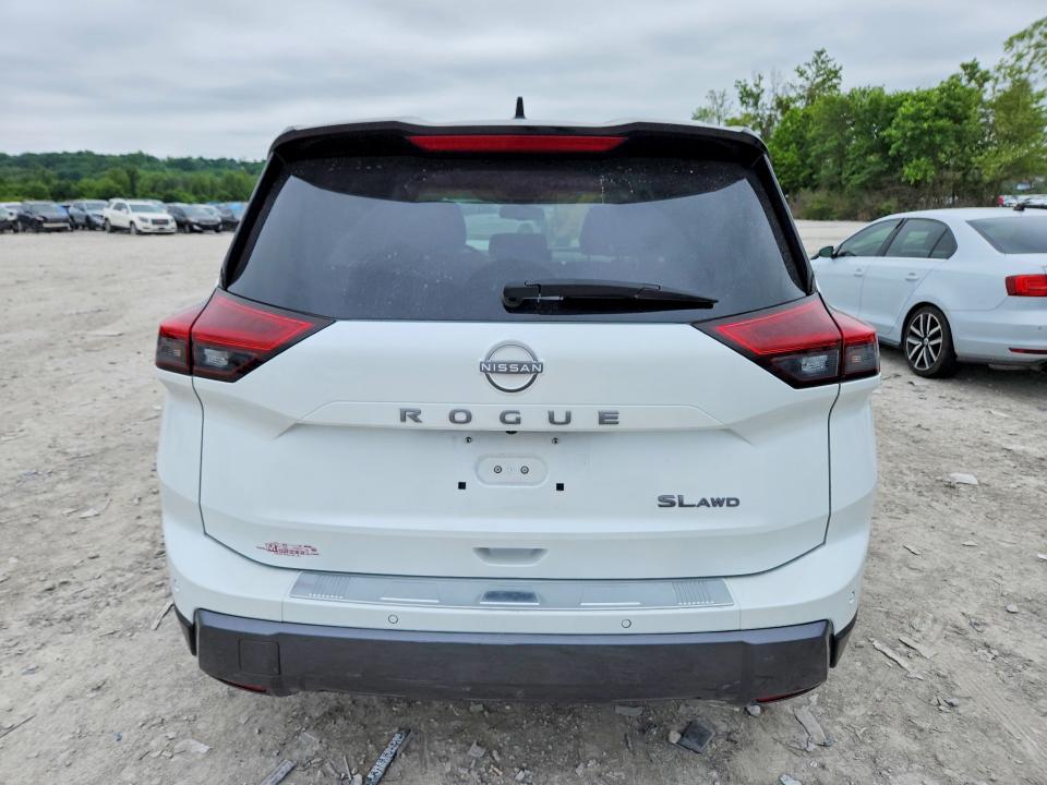 2025 Nissan Rogue VIN JN8BT3CB6SW432272 COPART salvage auction — FRONT END, Il - Salvage Certificate, sold $9,000 on 2026-07-27 (photo 6)