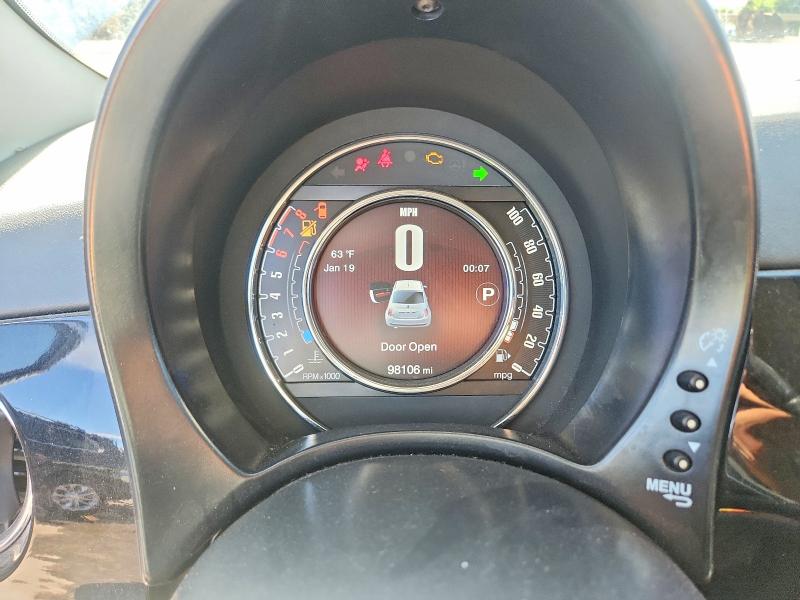 2017 Fiat 500 VIN 3C3CFFKR2HT700101 COPART salvage auction — FRONT END, Nm - Cert Of Title-Salvage, sold $200 on 2026-08-17 (photo 9)