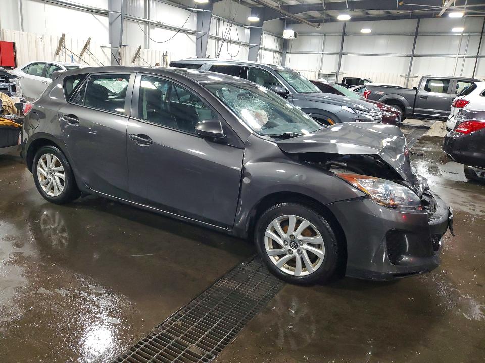 2013 Mazda 3 VIN JM1BL1M70D1737079 COPART salvage auction — FRONT END, Mn - Cert Of Title-Prior Salvage, sold $225 on 2026-07-28 (photo 4)