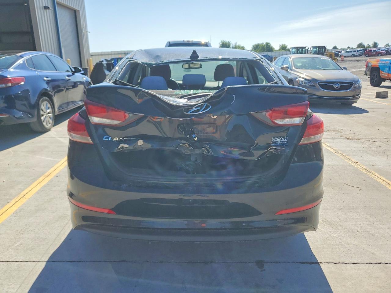 2018 Hyundai Elantra VIN 5NPD84LF2JH259918 COPART salvage auction — Rear End, KY - CERT OF TITLE-SALVAGE, sold $1,650 on 2026-07-09 (photo 6)