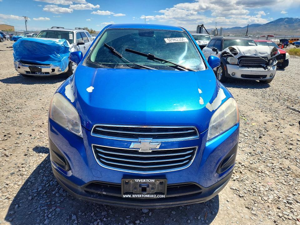 2015 Chevrolet Trax VIN KL7CJKSB6FB252723 COPART salvage auction — MECHANICAL, Nv - Certificate Of Title, sold $1,650 on 2026-07-14 (photo 5)