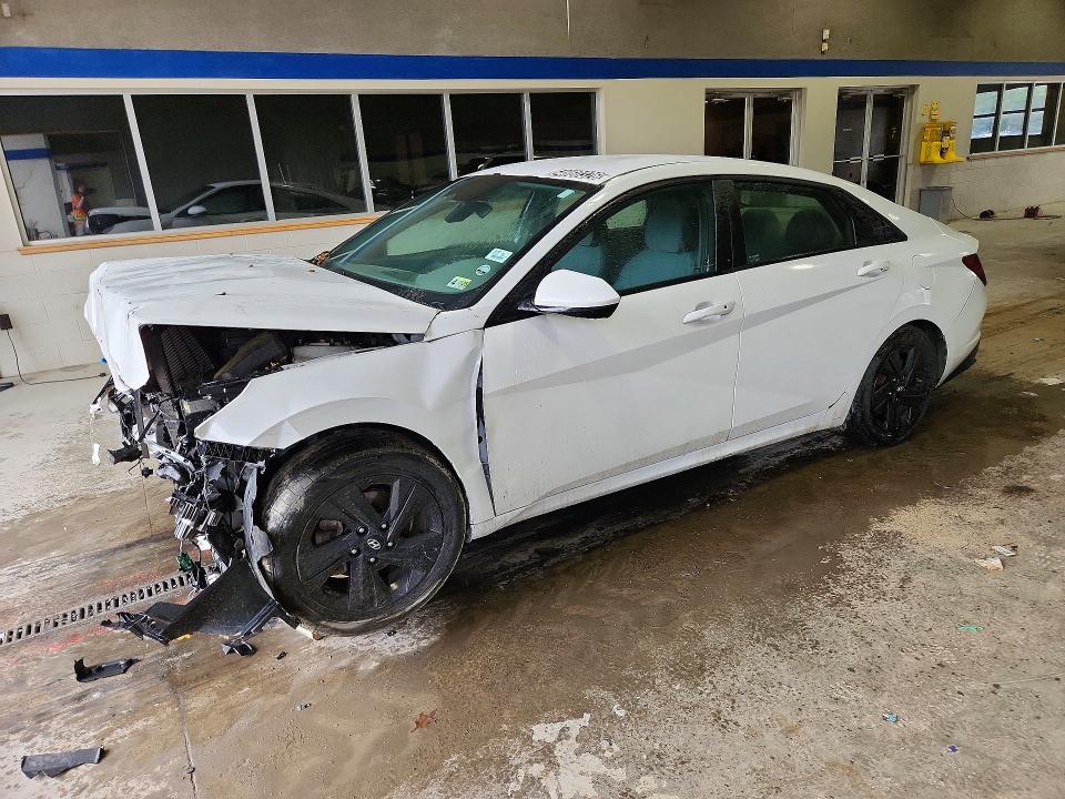 2021 Hyundai Elantra VIN 5NPLM4AG8MH012202 COPART salvage auction — FRONT END, WV - CERTIFICATE OF TITLE, sold $1,200 on 2026-07-14 (photo 1)