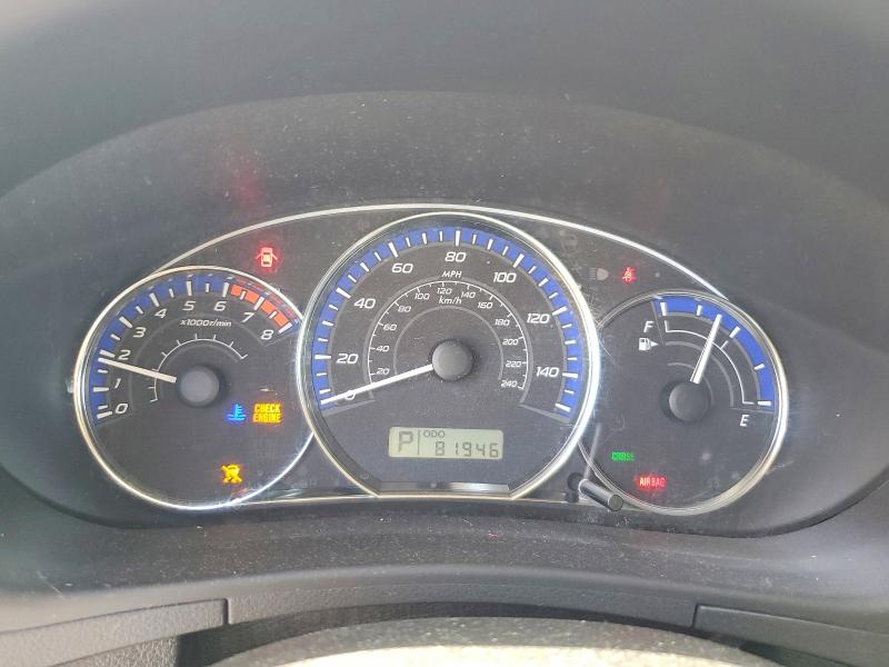 2010 Subaru Forester VIN JF2SH6DC3AH729977 COPART salvage auction — FRONT END, Il - Salvage Certificate, sold $1,150 on 2026-07-07 (photo 9)