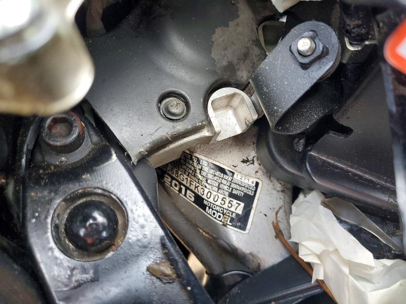 2015 Honda Gl1800c VIN JH2SC68G1FK300557 COPART salvage auction — FRONT END, Tx - Salvage Vehicle Title, sold $4,950 on 2026-07-09 (photo 9)