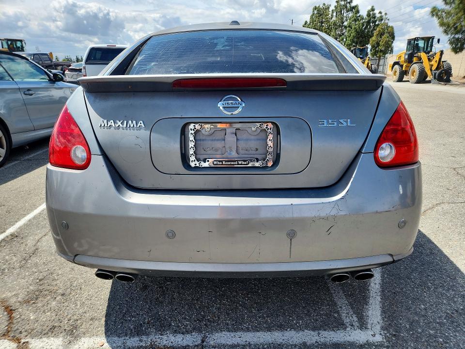 2007 Nissan Maxima VIN 1N4BA41E27C843784 COPART salvage auction — FRONT END, Ca - Salvage Certificate, sold $325 on 2026-07-09 (photo 6)