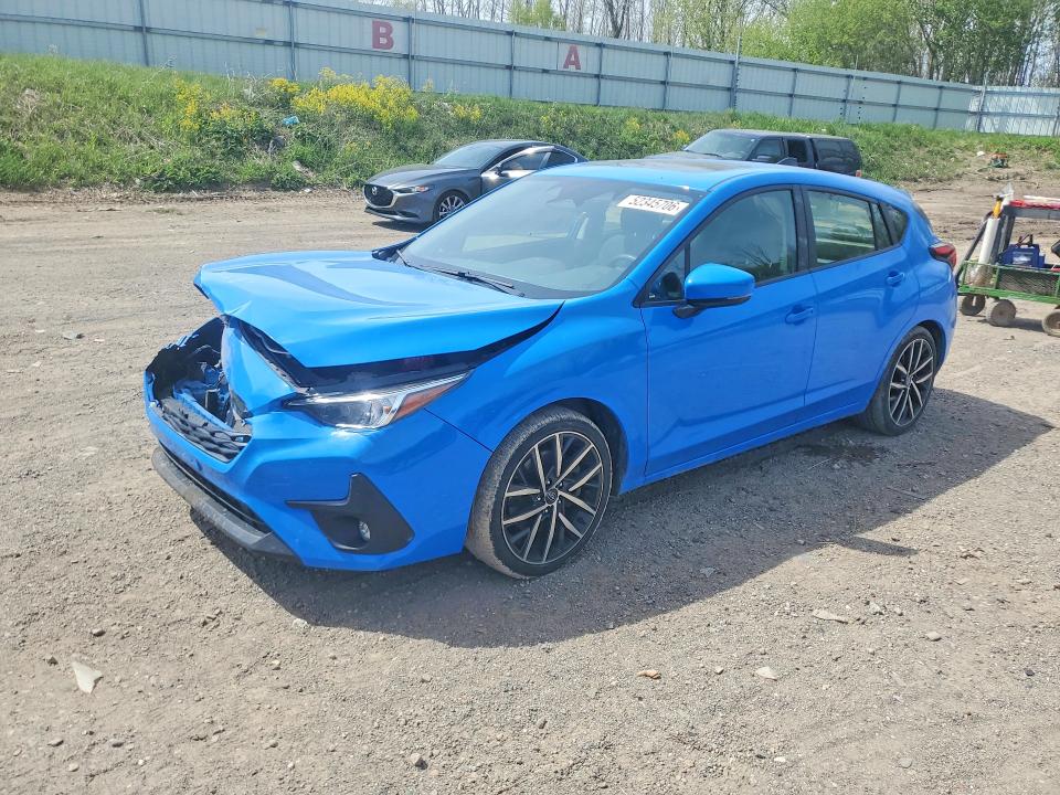 2024 Subaru Impreza VIN JF1GUAFC7R8878359 COPART salvage auction — FRONT END, Mi - Cert Of Title-Salvage Vehicle, sold $3,200 on 2026-07-22 (photo 1)
