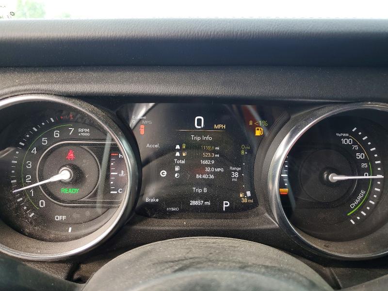 2023 Jeep Wrangler / VIN 1C4JJXP60PW515298 COPART salvage auction — MINOR DENT/SCRATCHES, Mo - Certificate Of Title, sold $22,000 on 2026-07-02 (photo 9)