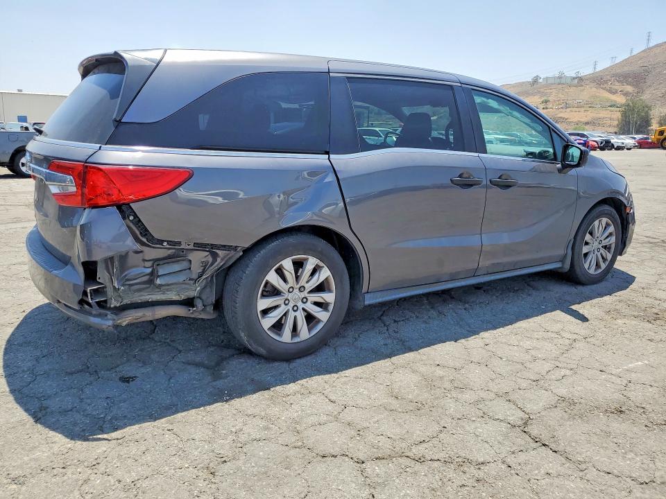 2019 Honda Odyssey VIN 5FNRL6H29KB045496 COPART salvage auction — REAR END, Ca - Salvage Certificate, sold $6,600 on 2026-07-02 (photo 3)