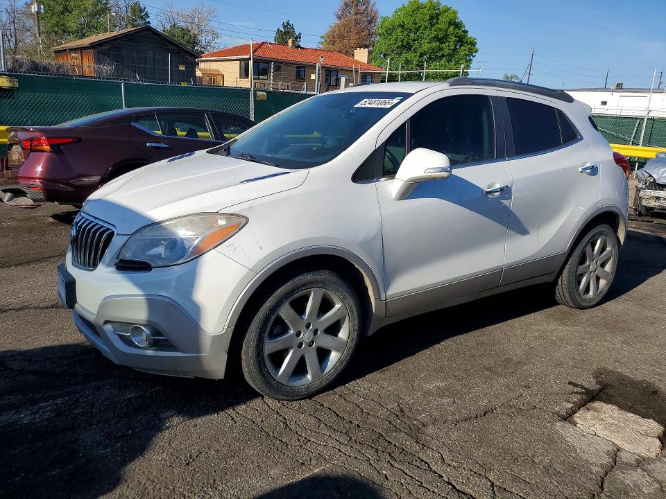 2014 Buick Encore VIN KL4CJBSB7EB702312 COPART salvage auction — FRONT END, Co - Dis/Dlr/Exp Only Clean Title, sold $1,000 on 2026-08-01 (photo 1)