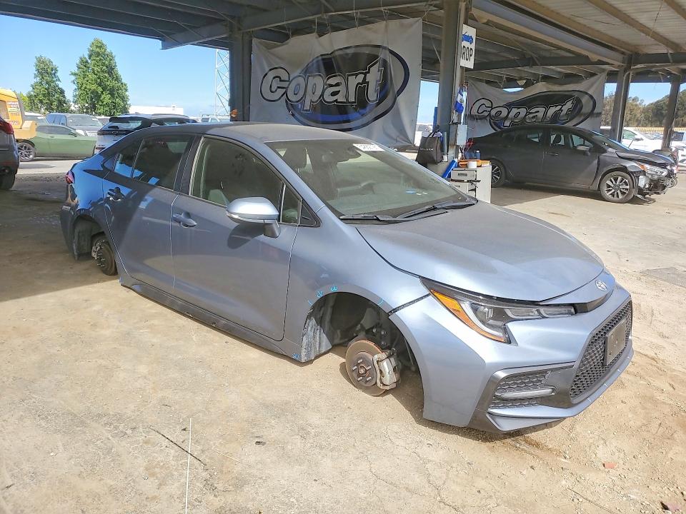 2022 Toyota Corolla VIN JTDS4MCEXN3504234 COPART salvage auction — STRIPPED, Ca - Salvage Certificate, sold $6,600 on 2026-07-02 (photo 4)