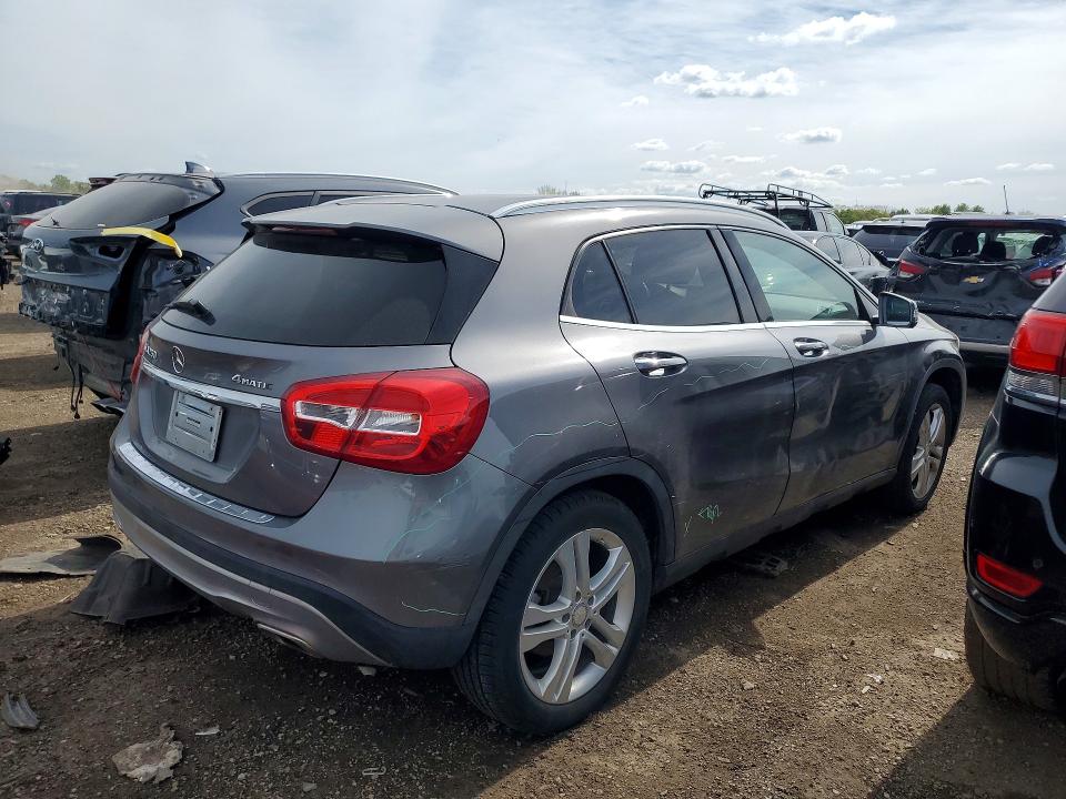 2016 Mercedes-benz Gla-klasse VIN WDCTG4GB0GJ223791 COPART salvage auction — FRONT END, Il - Salvage Certificate, sold $6,000 on 2026-07-14 (photo 3)